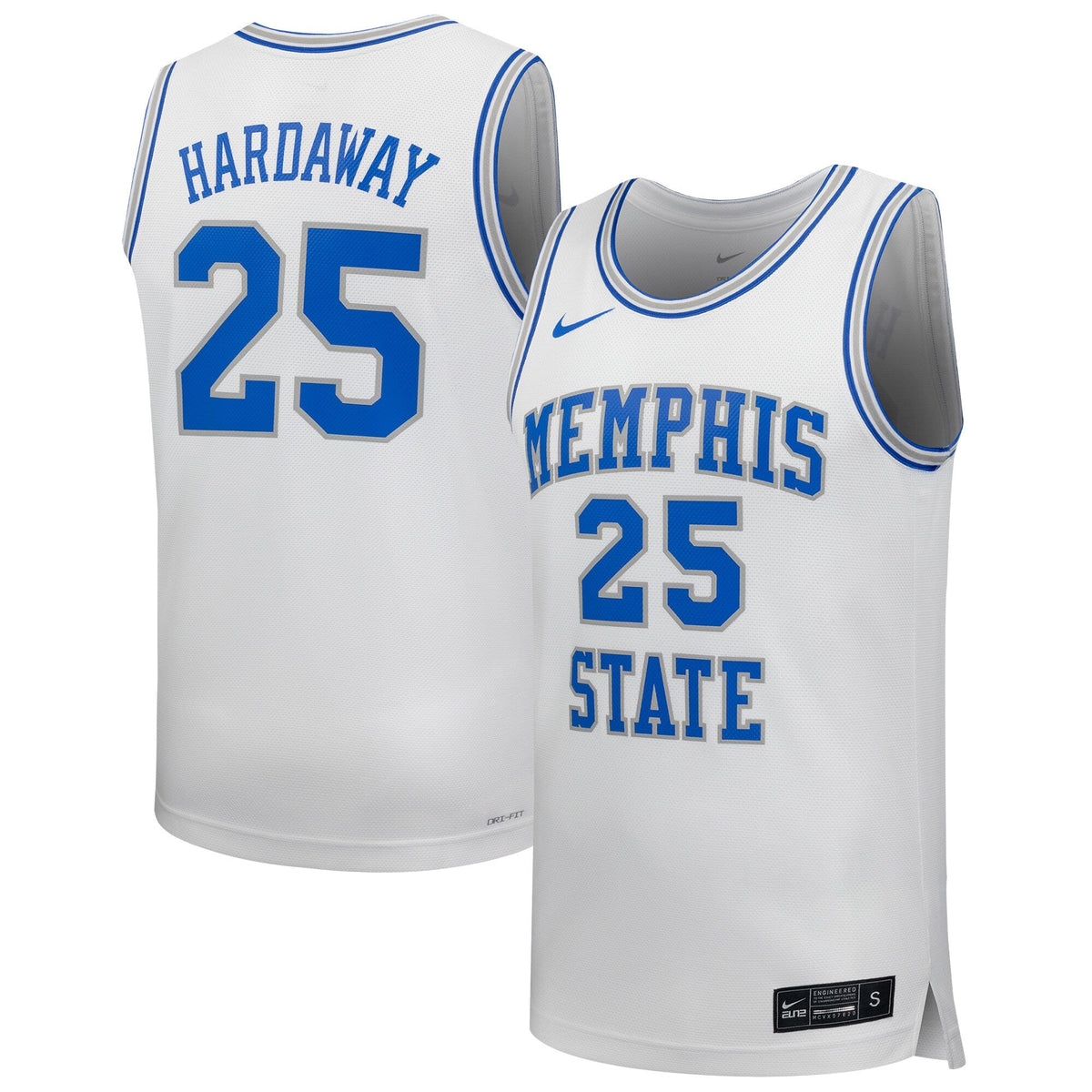 Penny Hardaway White Memphis Tigers Home Replica Basketball Jersey product image 1, provided for visual reference and