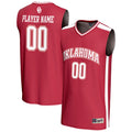 Oklahoma Sooners NIL Pick-A-Player Lightweight Basketball Fashion Jersey - Crimson product image 1, provided for visual