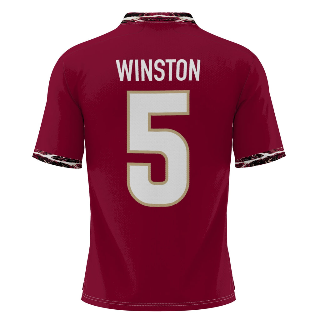 Jameis Winston Garnet Florida State Seminoles Heisman Football Jersey product image 4, provided for visual reference and