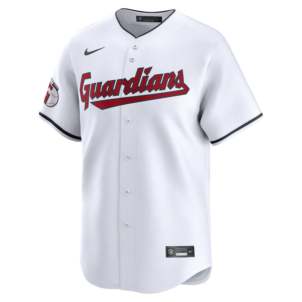 Cleveland Guardians David Fry White Home Limited Player Jersey product image 3, provided for visual reference and product