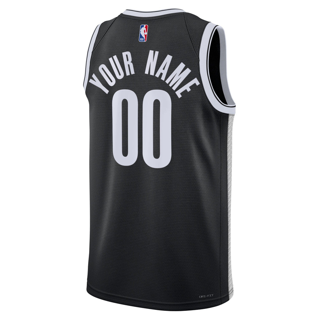 Brooklyn Nets Icon Swingman Jersey - Custom product image 3, provided for visual reference and product detail review