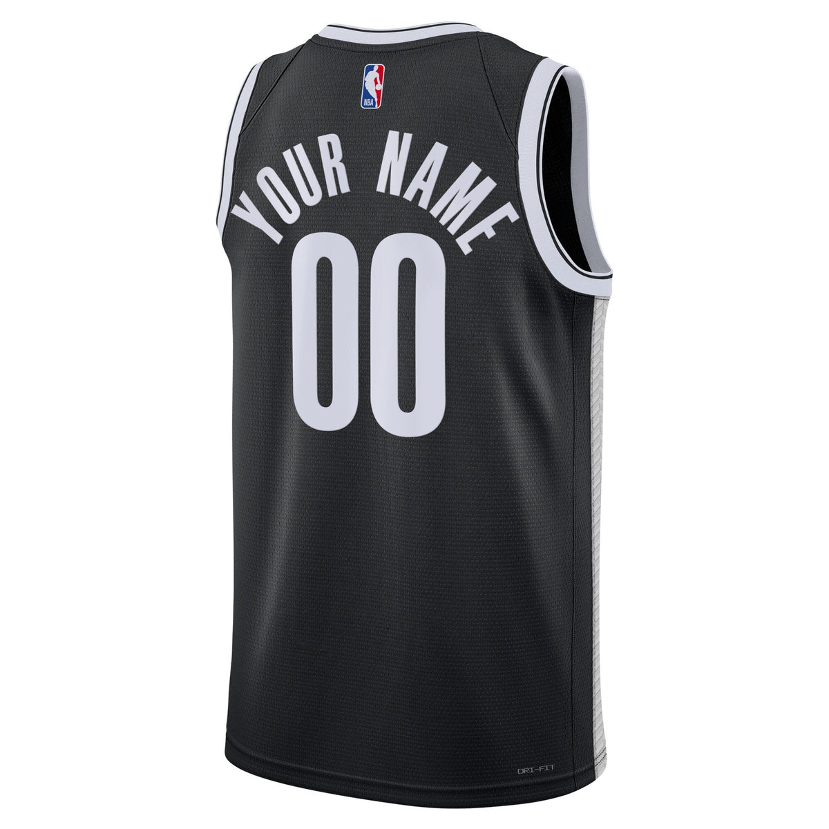 Brooklyn Nets Icon Swingman Jersey - Custom product image 3, provided for visual reference and product detail review