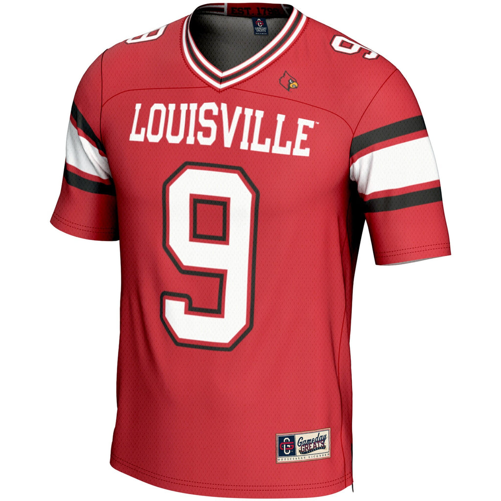 Ashton Gillotte Louisville Cardinals NIL Player Football Jersey - Red product image 3, provided for visual reference and