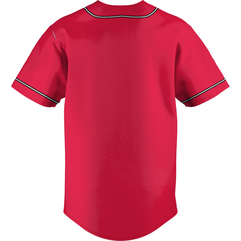 Ball State Cardinals Lightweight Baseball Jersey - Cardinal product image 4, provided for visual reference and product