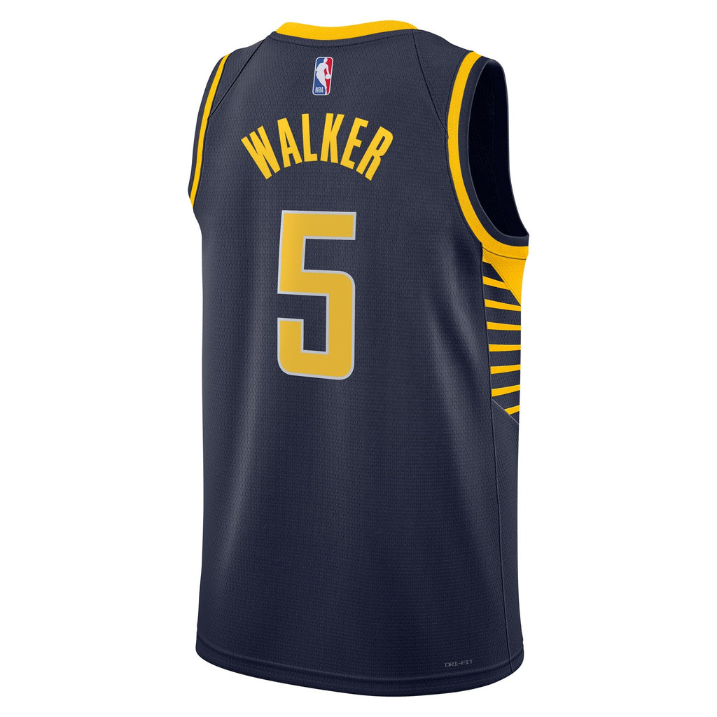 Indiana Pacers Icon Edition Swingman Jersey - Navy - Jarace Walker product image 4, provided for visual reference and