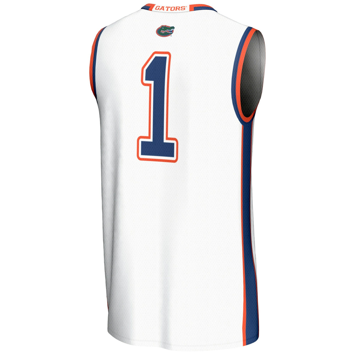 #70 Florida Gators Lightweight Basketball Jersey - White product image 4, provided for visual reference and product detail