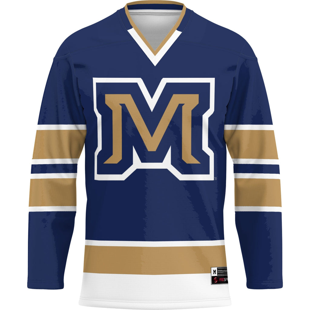 Montana State Bobcats Hockey Jersey - Blue product image 3, provided for visual reference and product detail review