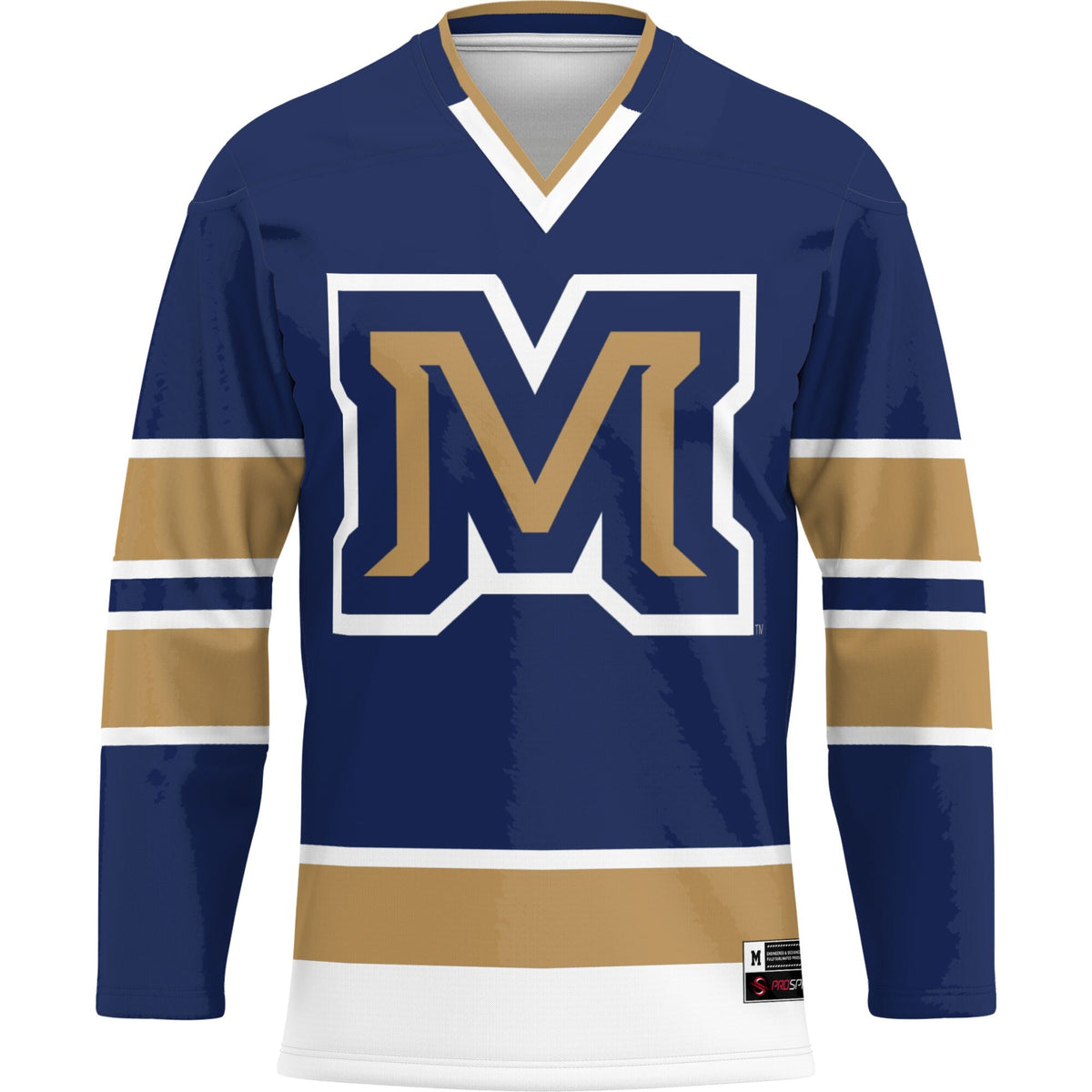 Montana State Bobcats Hockey Jersey - Blue product image 3, provided for visual reference and product detail review