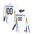 Marquette Golden Eagles NIL Lightweight Volleyball Jersey - White product image 1, provided for visual reference and product