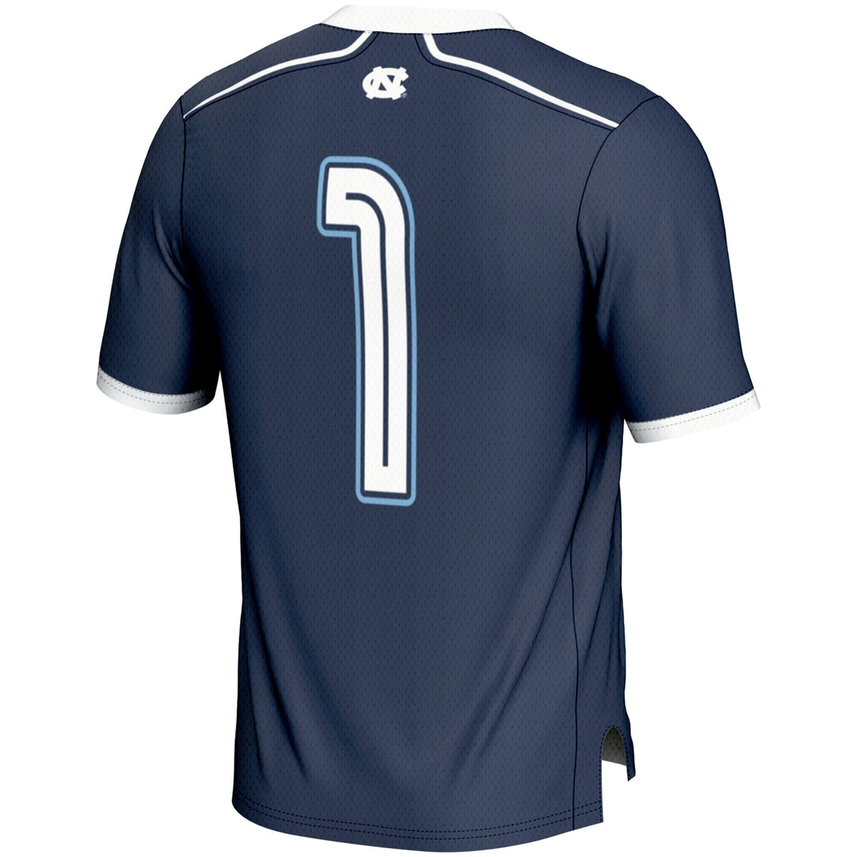 #1 North Carolina Tar Heels Lightweight Lacrosse Jersey - Navy product image 4, provided for visual reference and product
