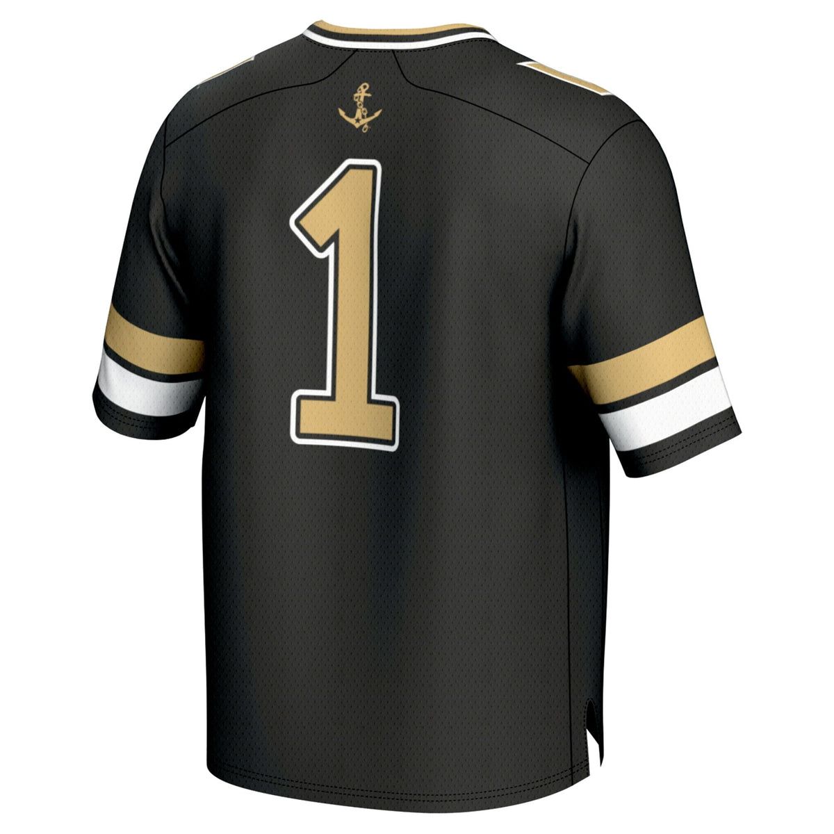 #1 Vanderbilt Commodores Lightweight Collegiate Football Fashion Jersey - Black product image 4, provided for visual
