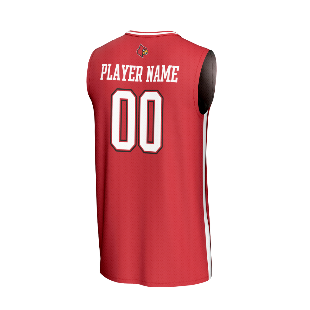 Louisville Cardinals NIL Lightweight Basketball Fashion Jersey - Red product image 4, provided for visual reference and