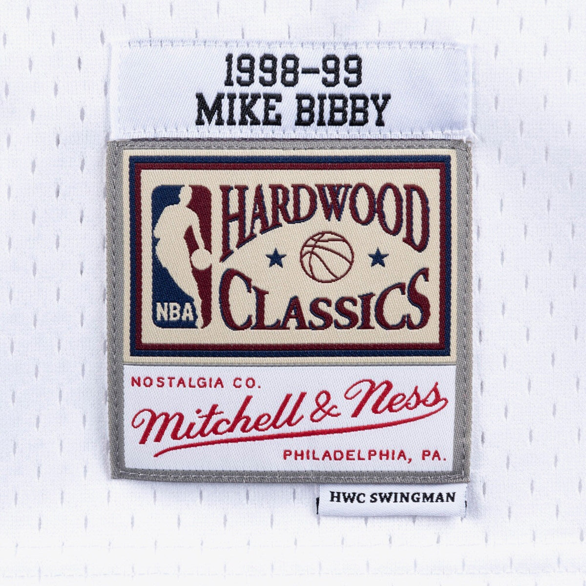 Vancouver Grizzlies Home Swingman Jersey - Mike Bibby product image 4, provided for visual reference and product detail