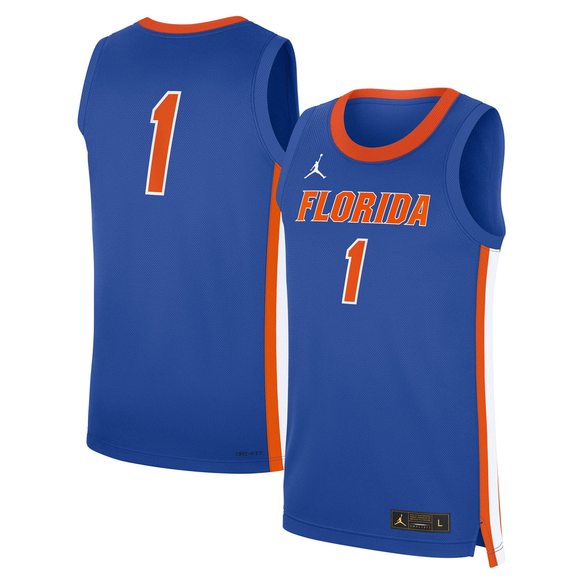 Florida Gators Road Replica Basketball Jersey - Royal product image 1, provided for visual reference and product detail