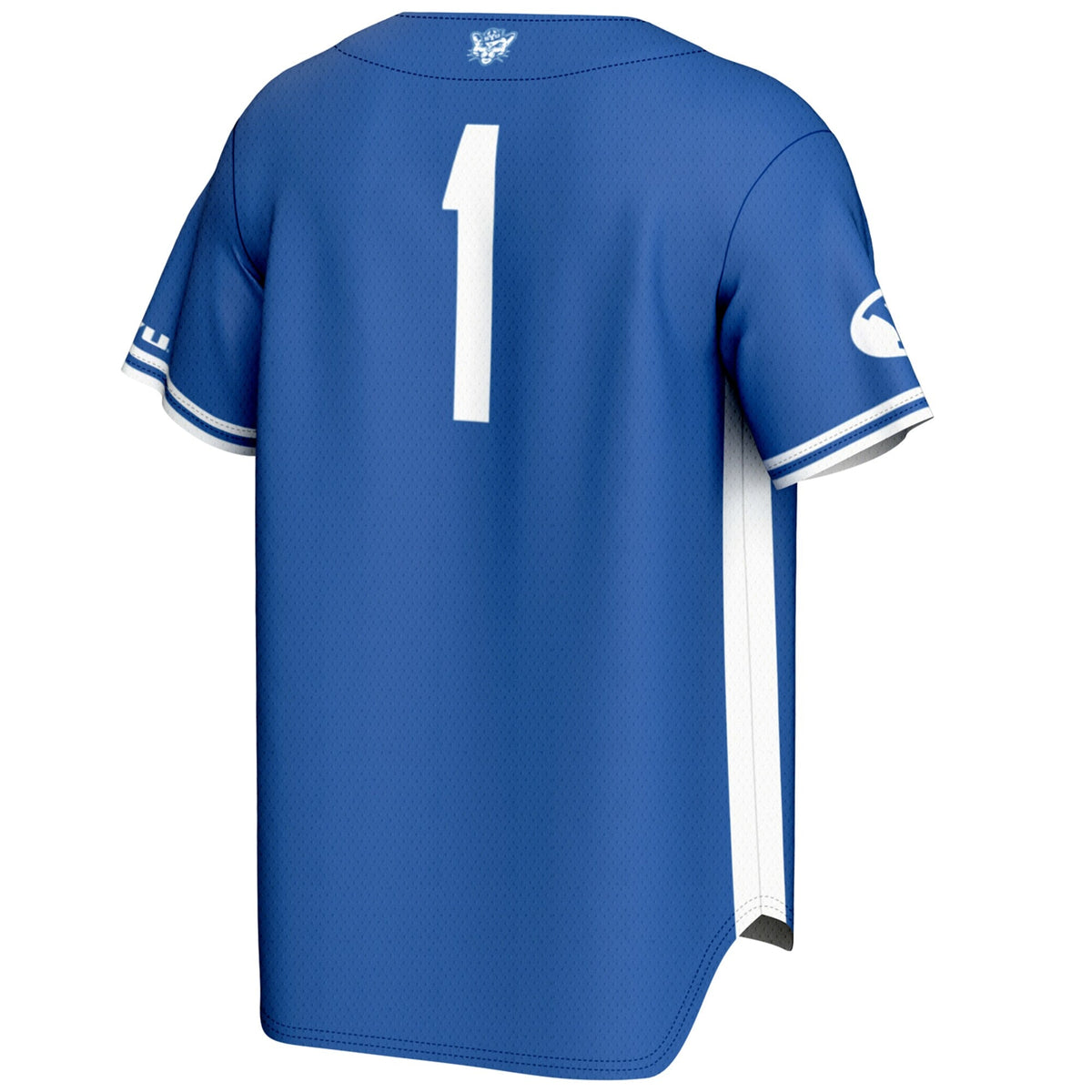 #1 BYU Cougars Lightweight Baseball Jersey - Royal product image 4, provided for visual reference and product detail review