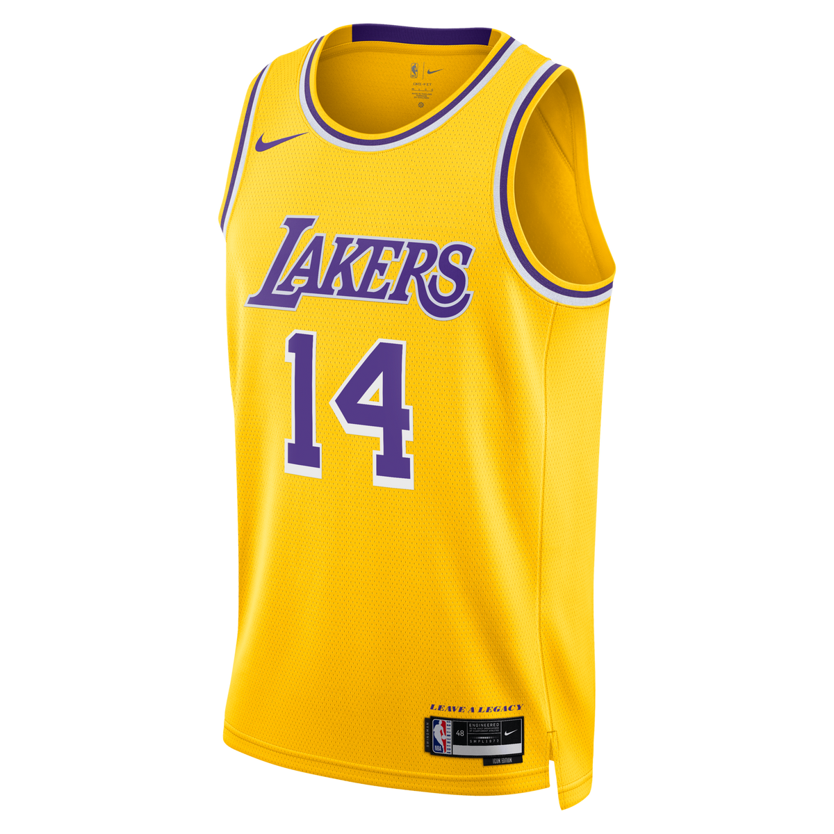 Los Angeles Lakers Icon Edition Swingman Jersey - Gold - Walker Kessler product image 3, provided for visual reference and