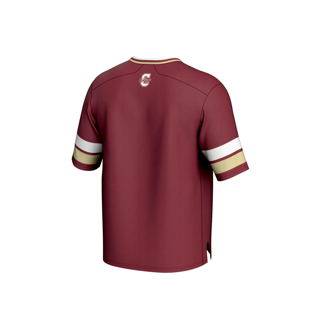 Charleston Cougars Spirit Football Jersey - Maroon product image 4, provided for visual reference and product detail review