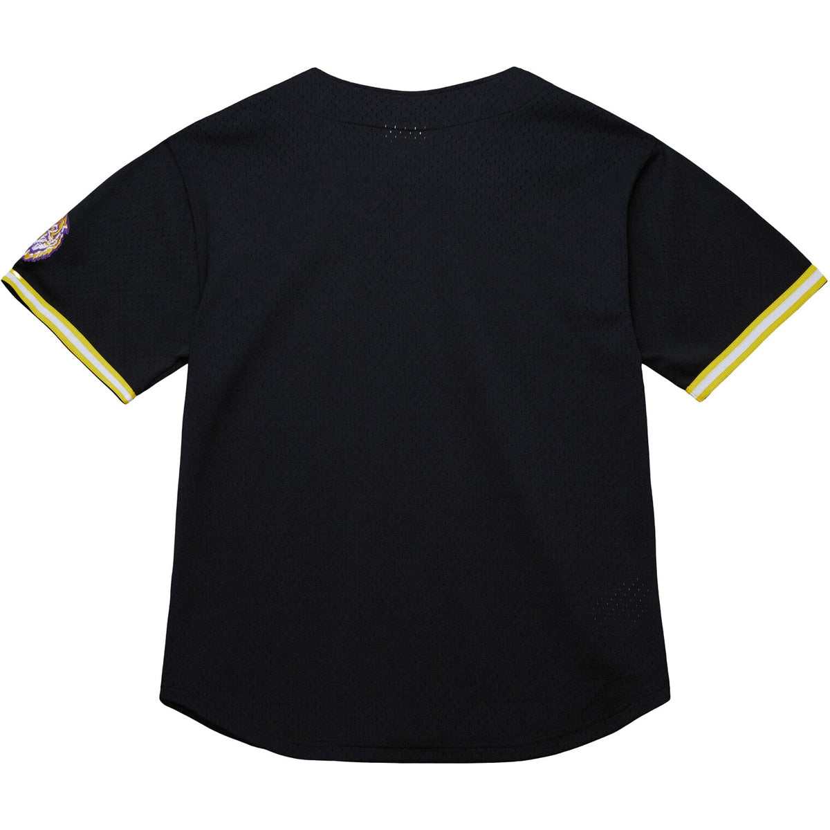 LSU Tigers On The Clock Full-Button Fashion Jersey - Black product image 4, provided for visual reference and product detail