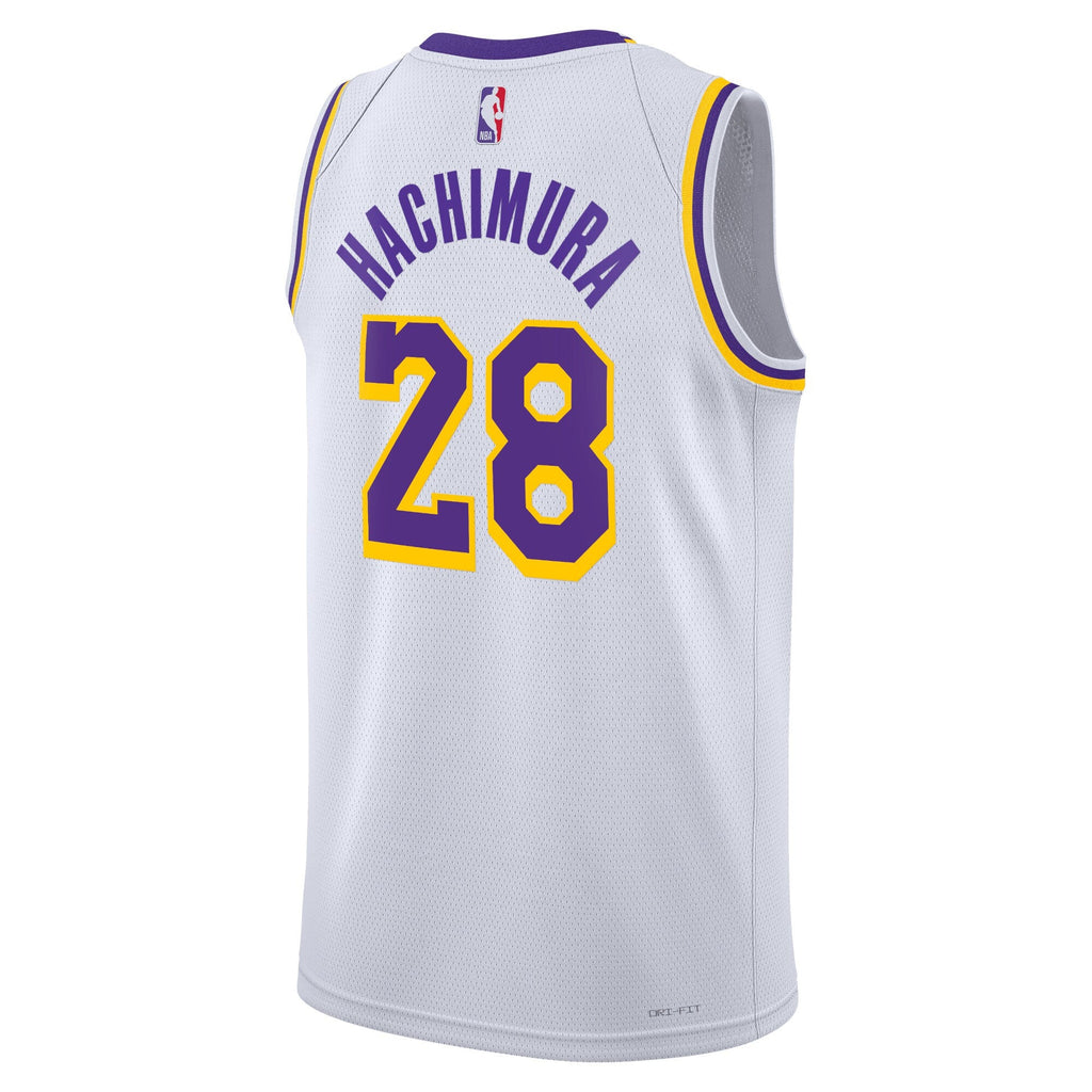Los Angeles Lakers Association Edition Swingman Jersey - White - Rui Hachimura product image 3, provided for visual