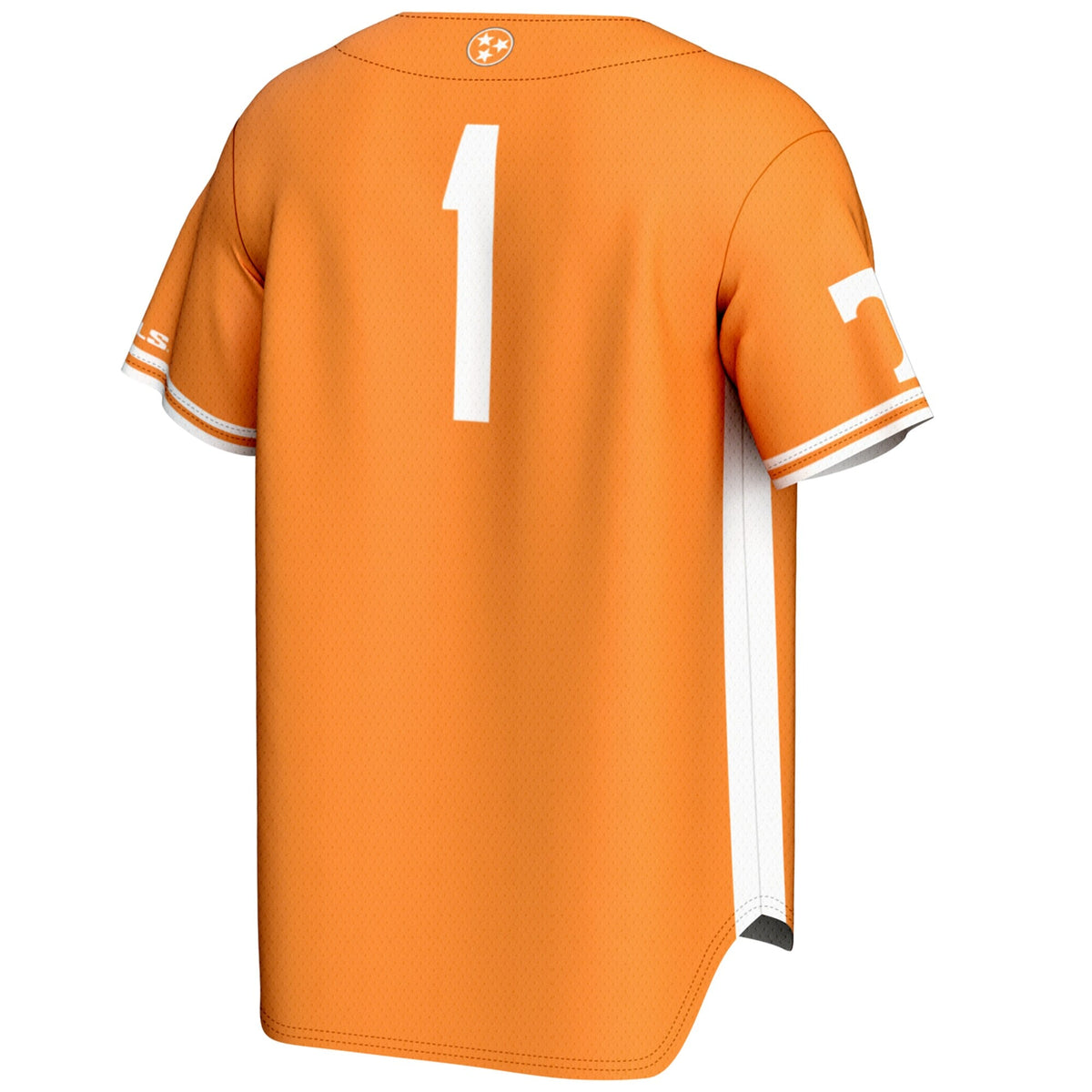 #1 Tennessee Orange Tennessee Volunteers Lightweight Baseball Jersey product image 4, provided for visual reference and