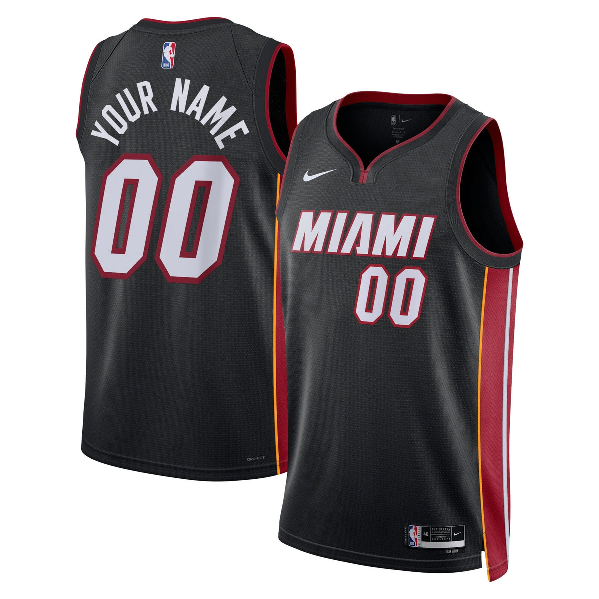 Miami Heat Icon Swingman Jersey - Custom product image 1, provided for visual reference and product detail review