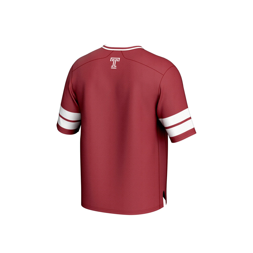 Temple Owls Football Jersey - Red product image 4, provided for visual reference and product detail review