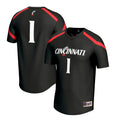 #1 Cincinnati Bearcats Lacrosse Fashion Jersey - Black product image 1, provided for visual reference and product detail