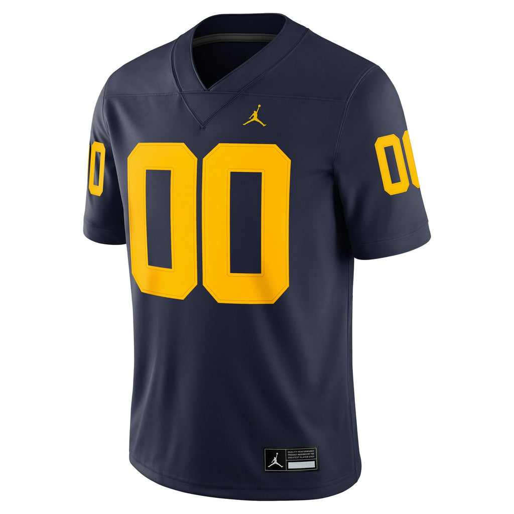 Michigan Wolverines Custom Football Game Jersey product image 3, provided for visual reference and product detail review