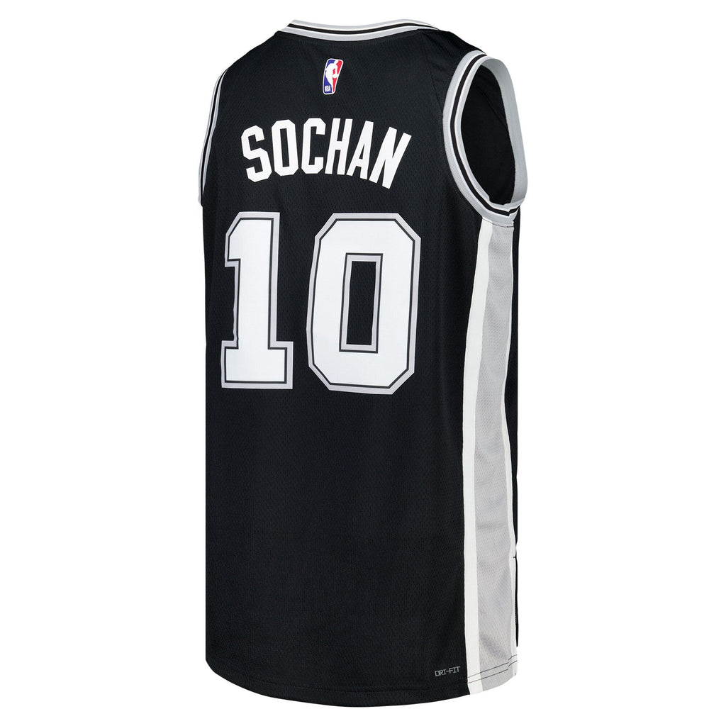 San Antonio Spurs Icon Jersey - Jeremy Sochan product image 4, provided for visual reference and product detail review