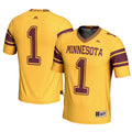 #1 Minnesota Golden Gophers Football Jersey – Gold product image 1, provided for visual reference and product detail review