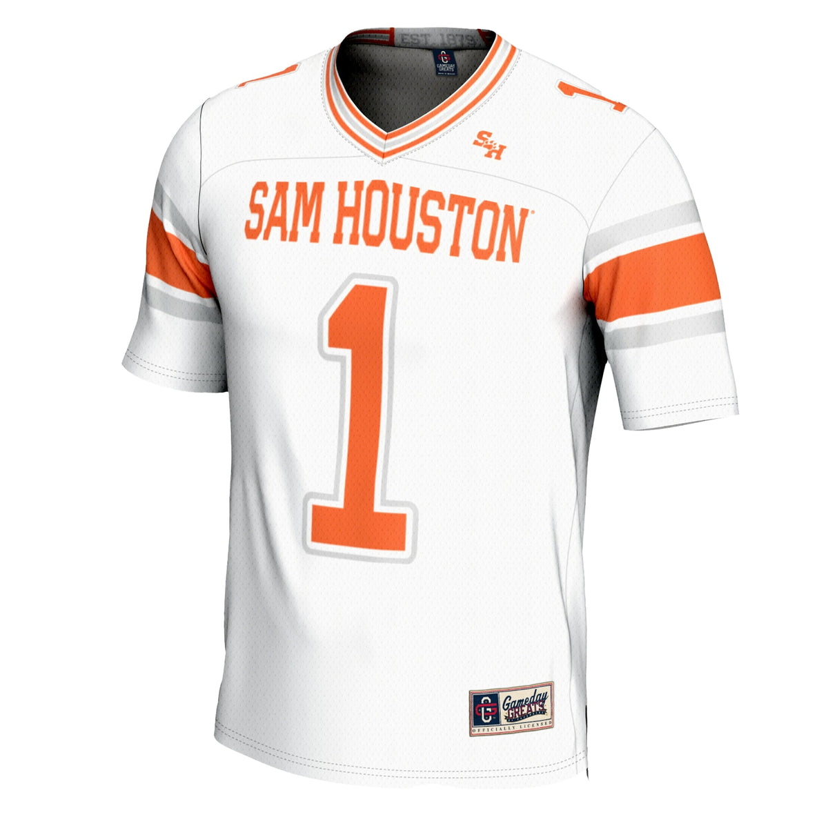 #1 Sam Houston State Bearkats Football Jersey - White product image 3, provided for visual reference and product detail