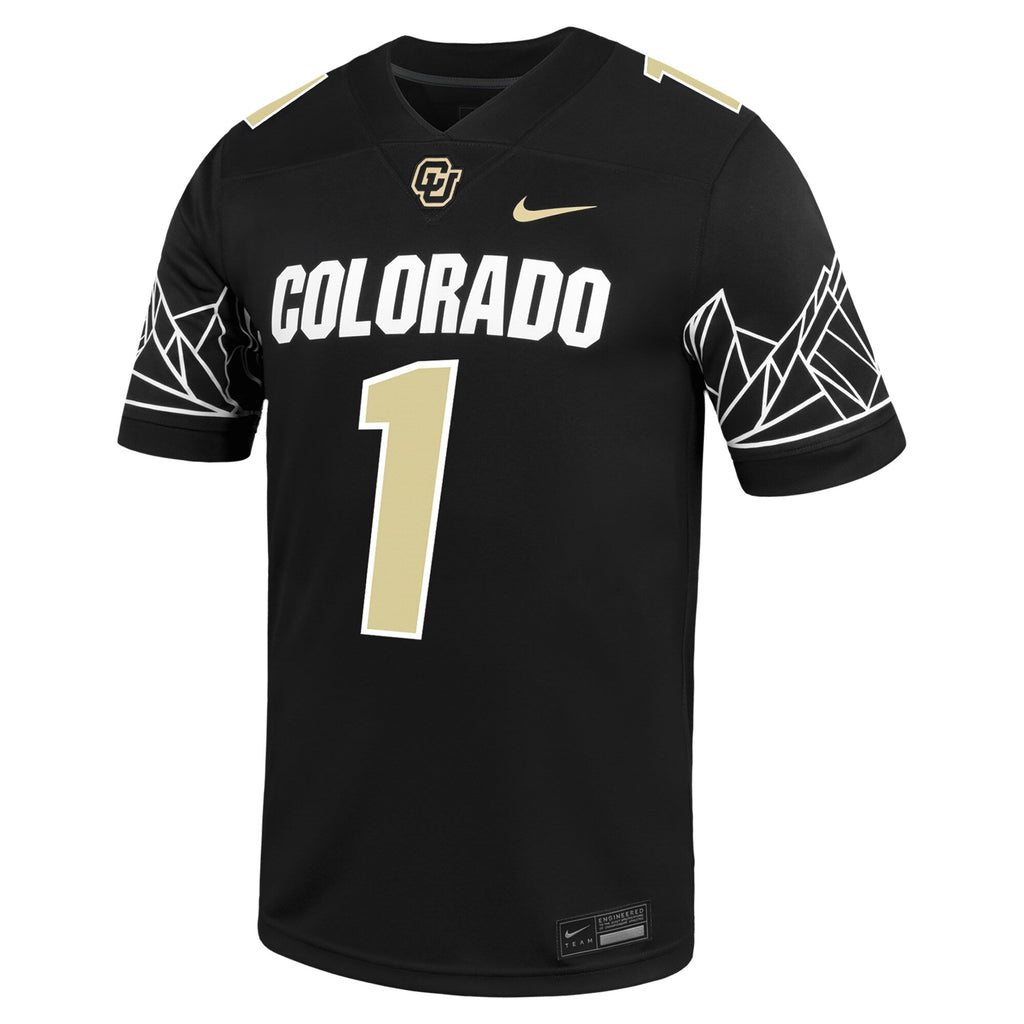 Colorado Buffaloes Untouchable Game Jersey - Black product image 3, provided for visual reference and product detail review