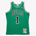 Chicago Bulls St Patrick's Day Swingman Jersey Derrick Rose 2008-09 product image 1, provided for visual reference and