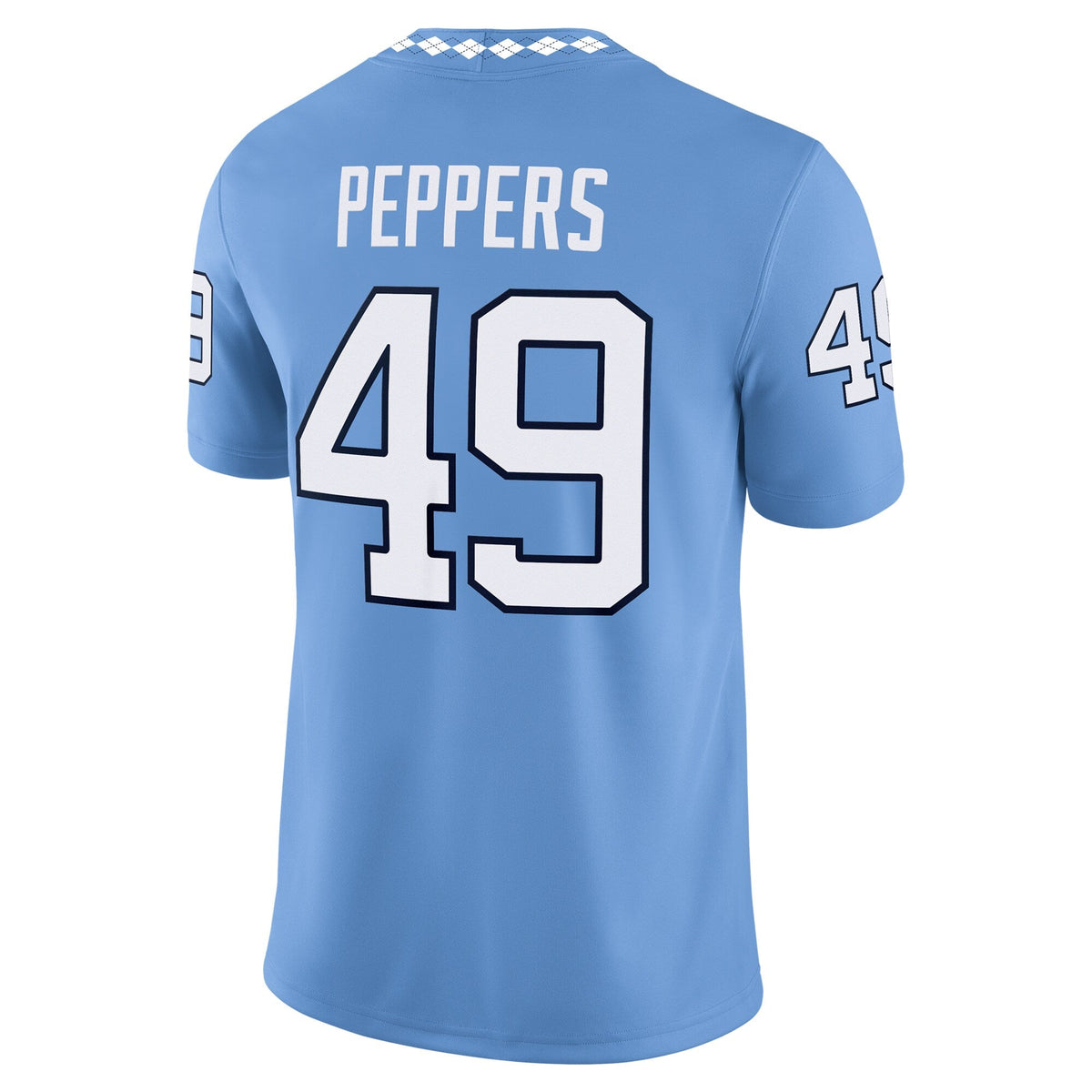 Julius Peppers North Carolina Tar Heels Alumni Football Game Jersey - Carolina Blue product image 4, provided for visual