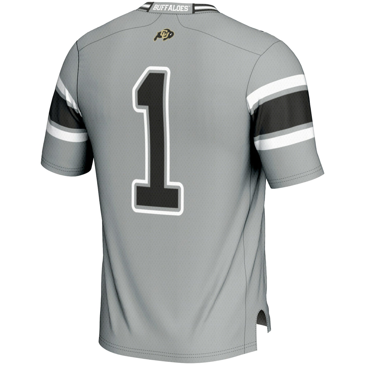 #1 Colorado Buffaloes Endzone Football Jersey - Gray product image 4, provided for visual reference and product detail review