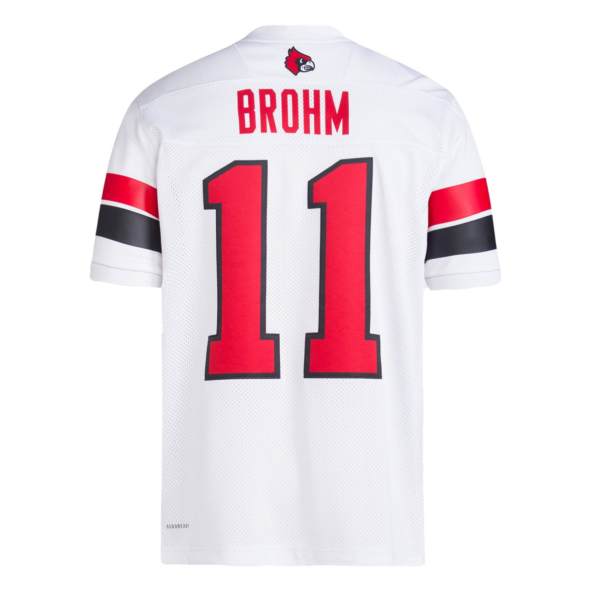 Jeff Brohm White Louisville Cardinals Football Icon Premier Jersey product image 4, provided for visual reference and