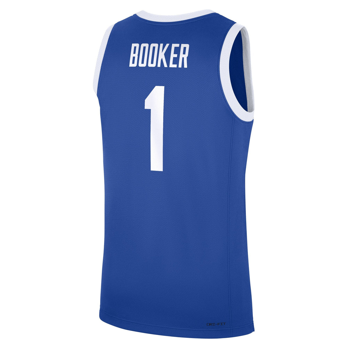 Devin Booker Royal Kentucky Wildcats Road Replica Basketball Jersey product image 4, provided for visual reference and