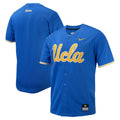Blue UCLA Bruins Replica Full-Button Baseball Jersey product image 1, provided for visual reference and product detail review
