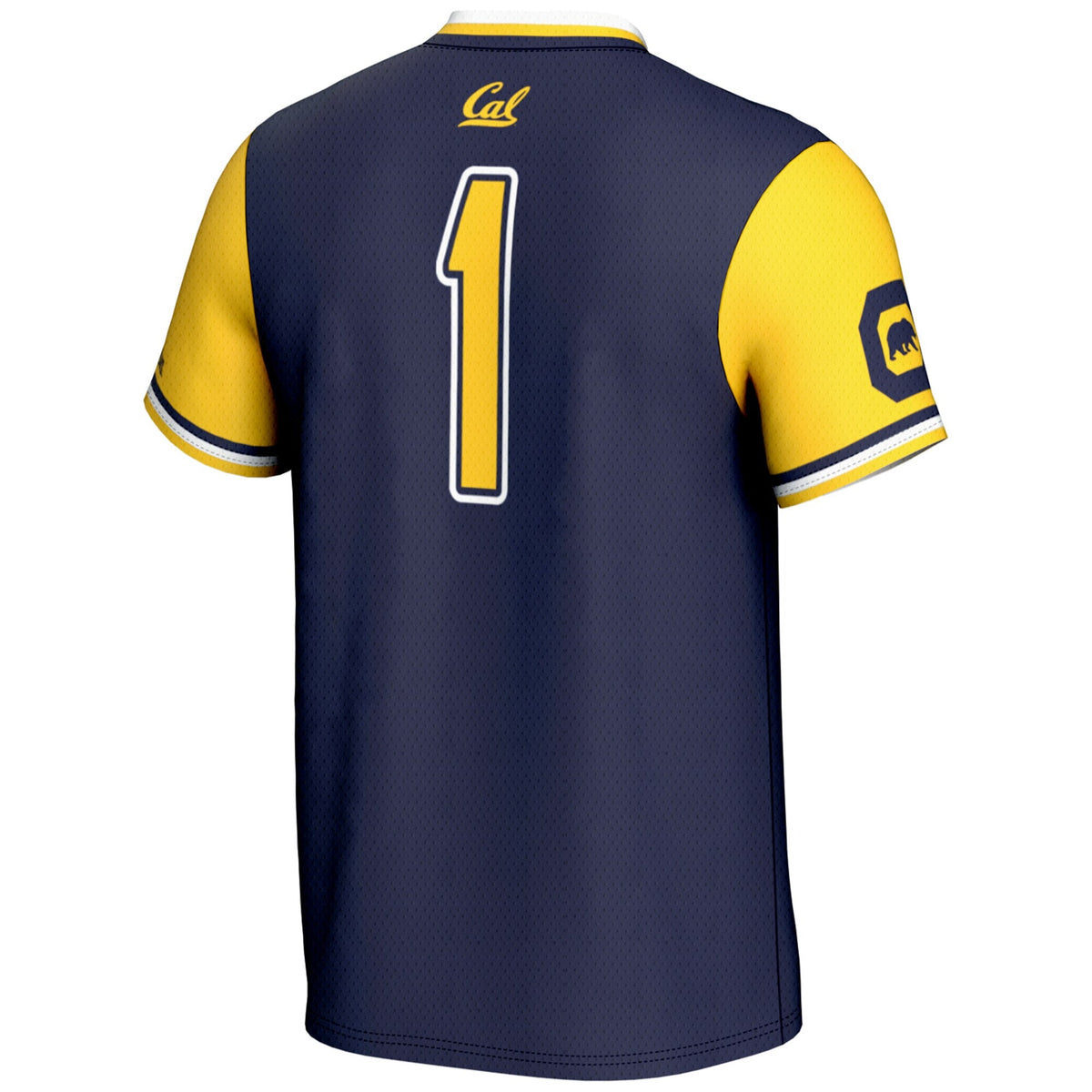 #1 Cal Bears Lightweight Softball Jersey - Navy product image 4, provided for visual reference and product detail review