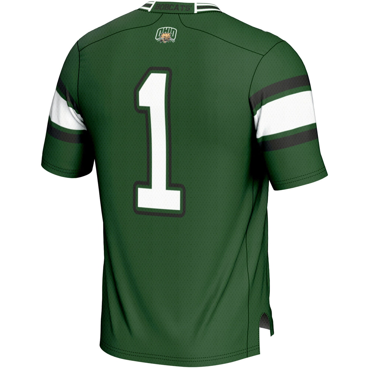#1 Ohio Bobcats Endzone Football Jersey - Green product image 4, provided for visual reference and product detail review