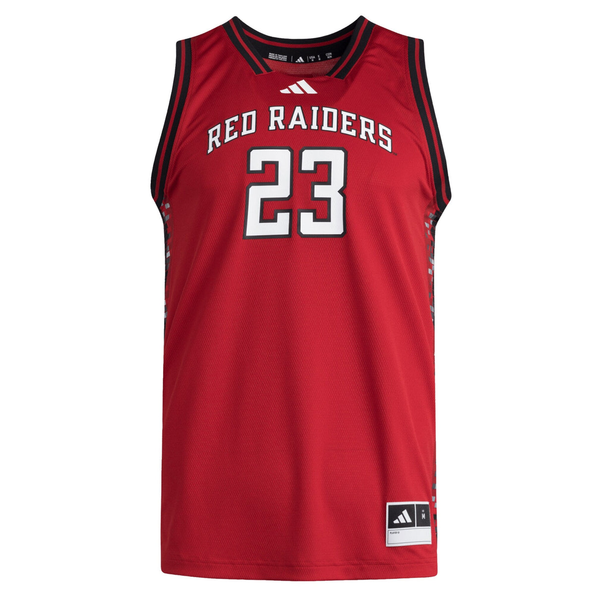 #23 Texas Tech Red Raiders Replica Swingman Jersey - Red product image 3, provided for visual reference and product detail