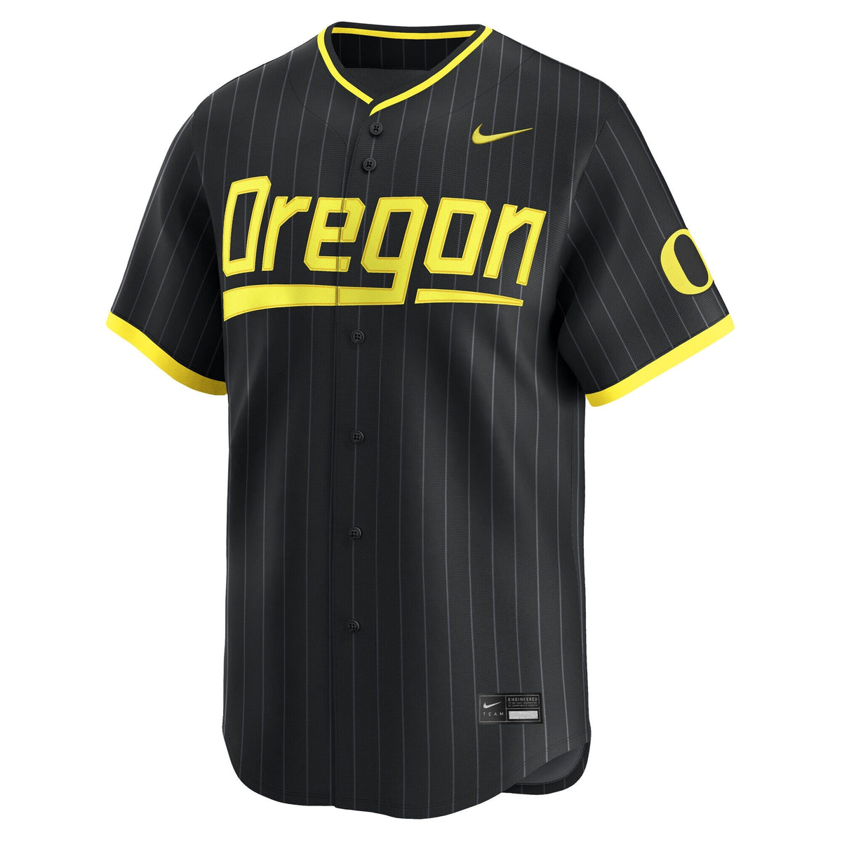 Black Oregon Ducks Baseball Limited Jersey product image 3, provided for visual reference and product detail review