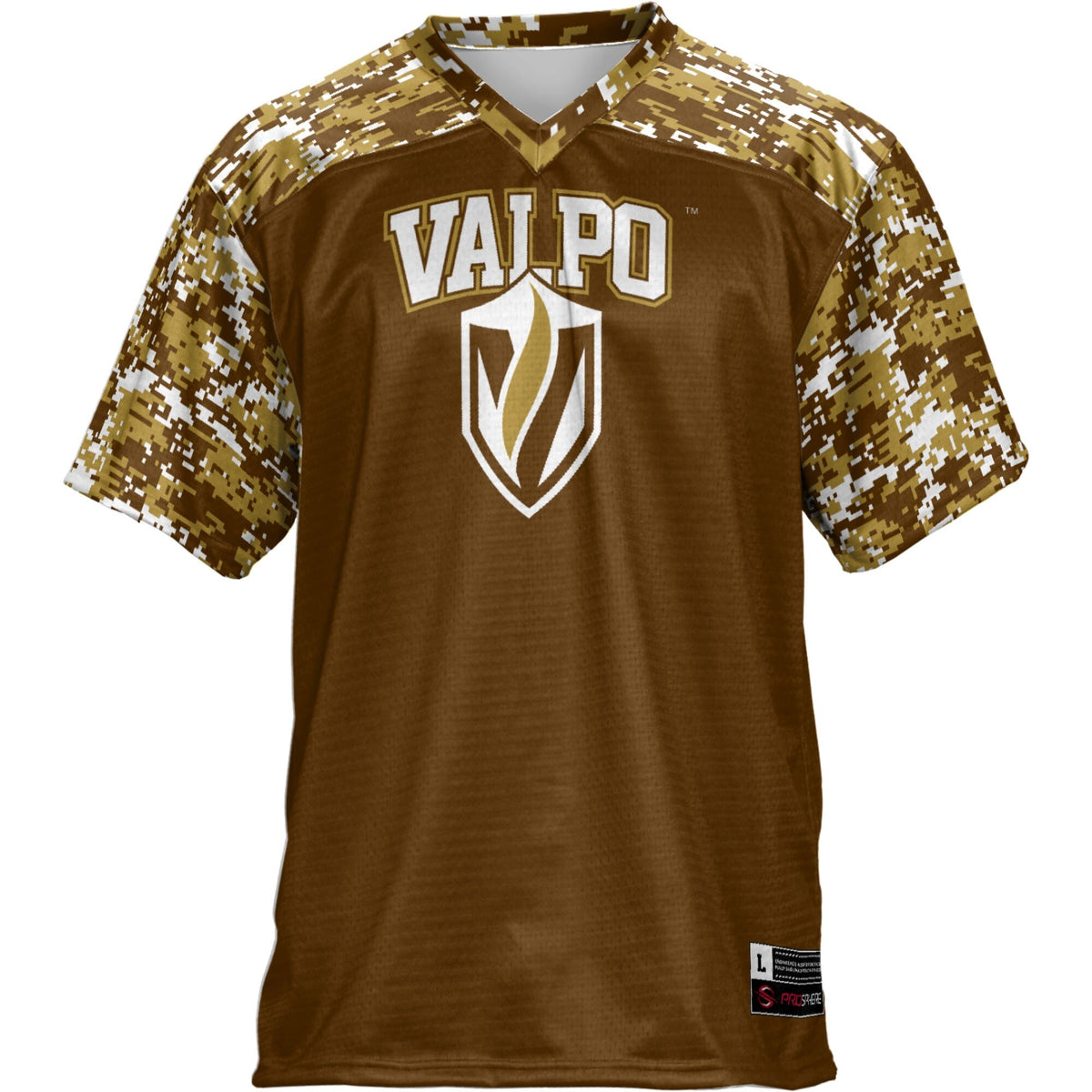Valparaiso University Football Jersey - Brown product image 3, provided for visual reference and product detail review