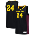 #24 Black Arizona State Sun Devils Replica Swingman Jersey product image 1, provided for visual reference and product detail