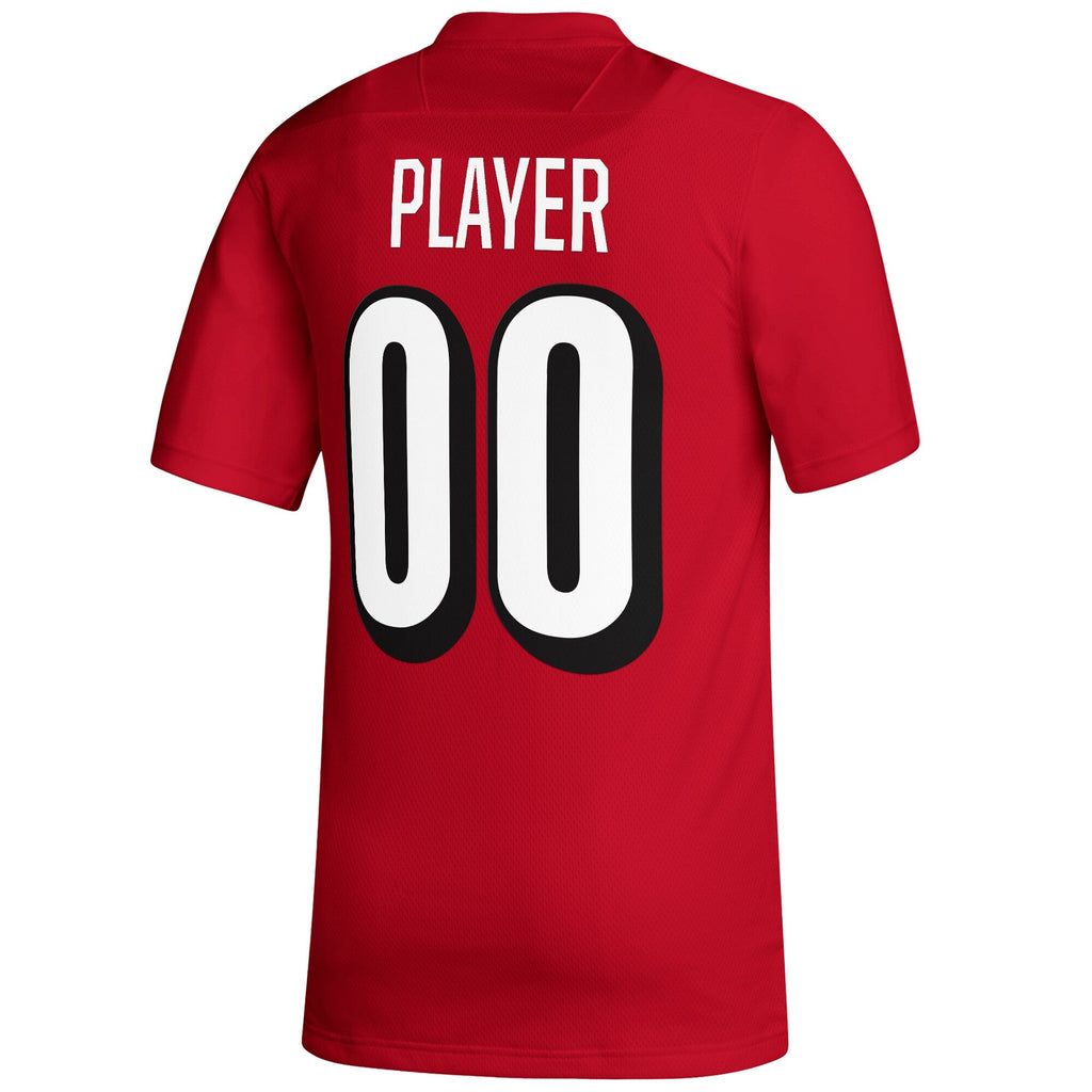 Louisville Cardinals NIL Pick-A-Player Replica Football Jersey - Red product image 4, provided for visual reference and