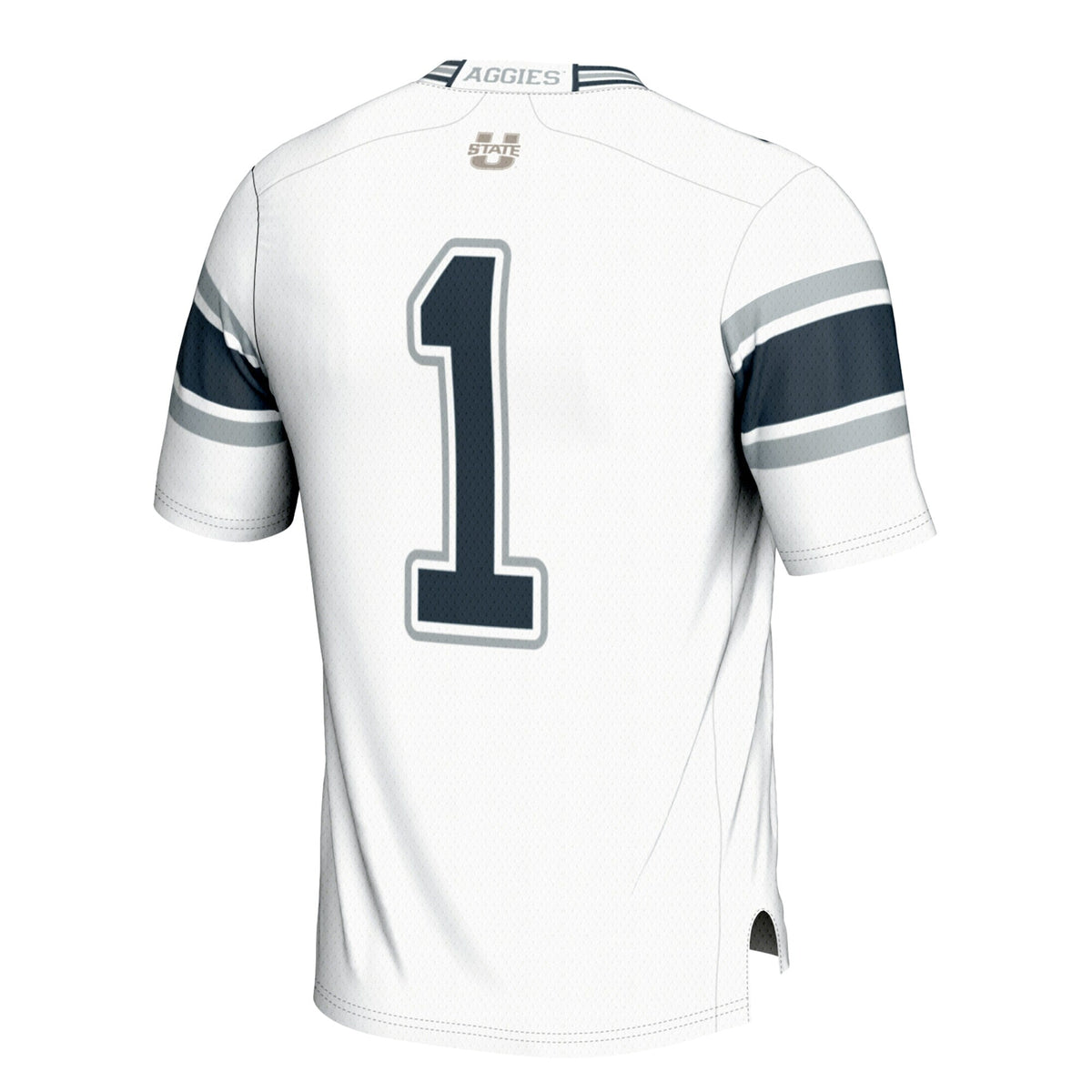 #1 Utah State Aggies Football Jersey - White product image 4, provided for visual reference and product detail review