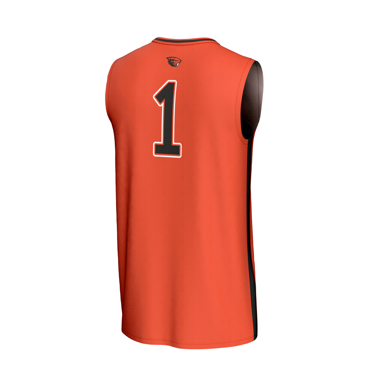 #1 Oregon State Beavers Lightweight Collegiate Basketball Fashion Jersey - Orange product image 4, provided for visual