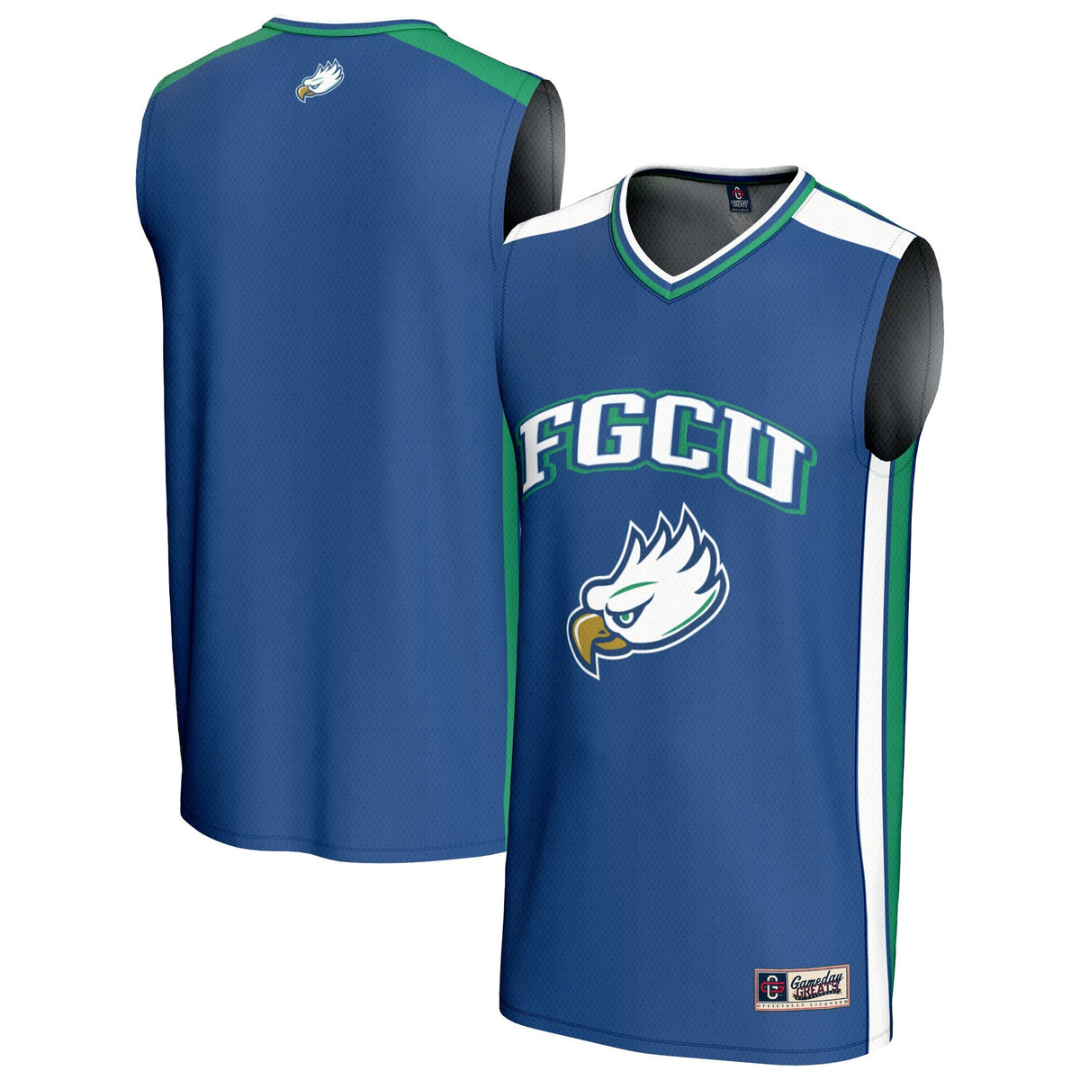 Florida Gulf Coast Eagles Basketball Jersey - Blue product image 1, provided for visual reference and product detail review