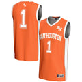 #1 Sam Houston State Bearkats Replica Lightweight Basketball Jersey - Orange product image 1, provided for visual reference