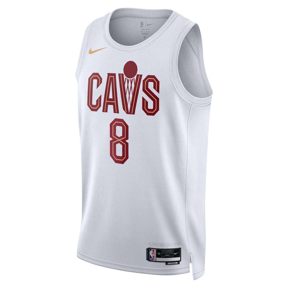 Cleveland Cavaliers Association Edition Swingman Jersey - White - Dennis Schröder product image 3, provided for visual